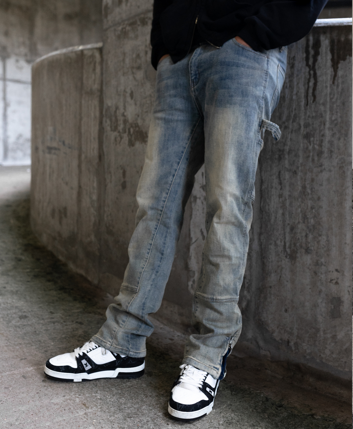 Matteo – Men’s Cargo Flared Jeans