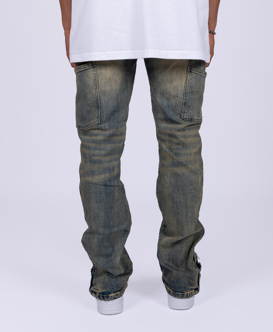 Matteo – Men’s Cargo Flared Jeans