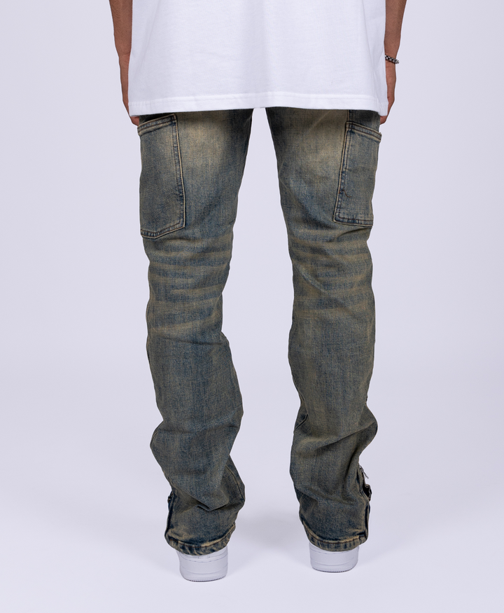 Matteo – Men’s Cargo Flared Jeans
