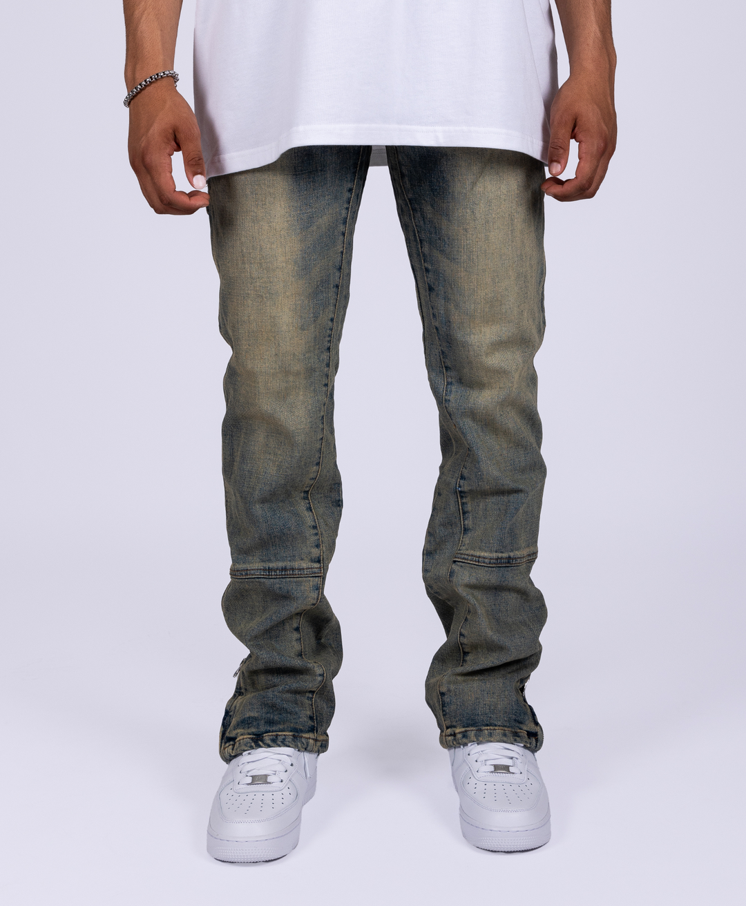 Matteo – Men’s Cargo Flared Jeans