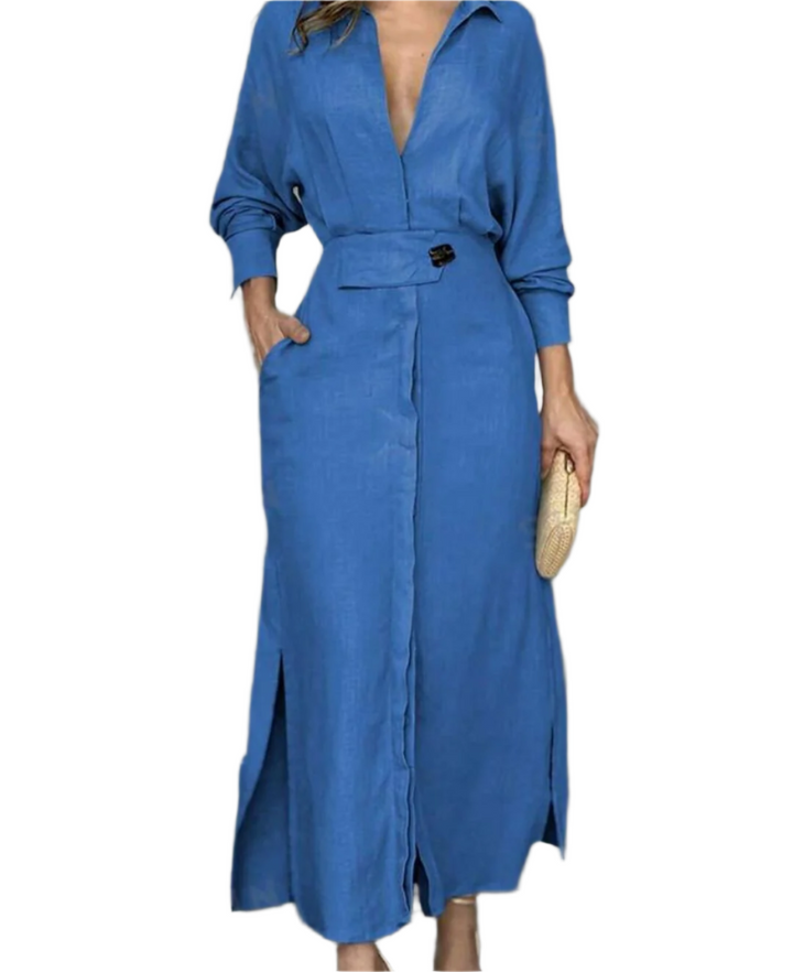 Sydney – Flowy Fit Women’s Casual Belted Dress