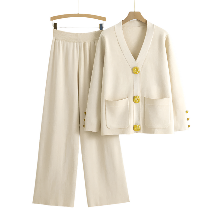 Elena – Knit Women’s Sweater & Wide-Leg Lounge Set