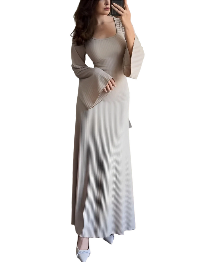 Lena – Patchwork Women’s Long Sleeve Dress