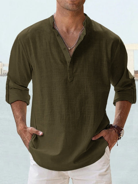 Victor – Relaxed Men’s Linen Resort Shirt