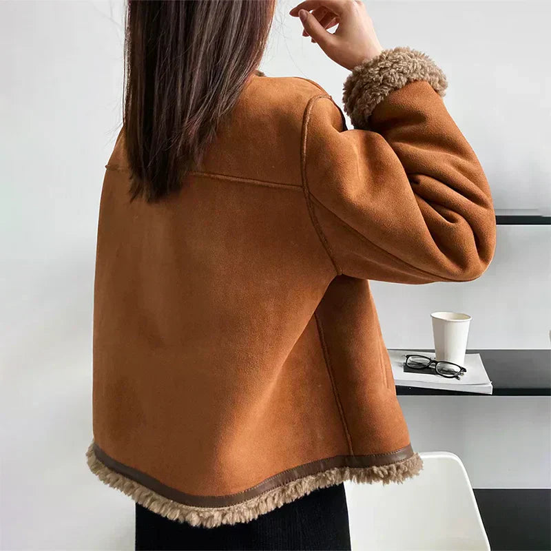 Nayla – Women’s Shearling-Lined Winter Jacket