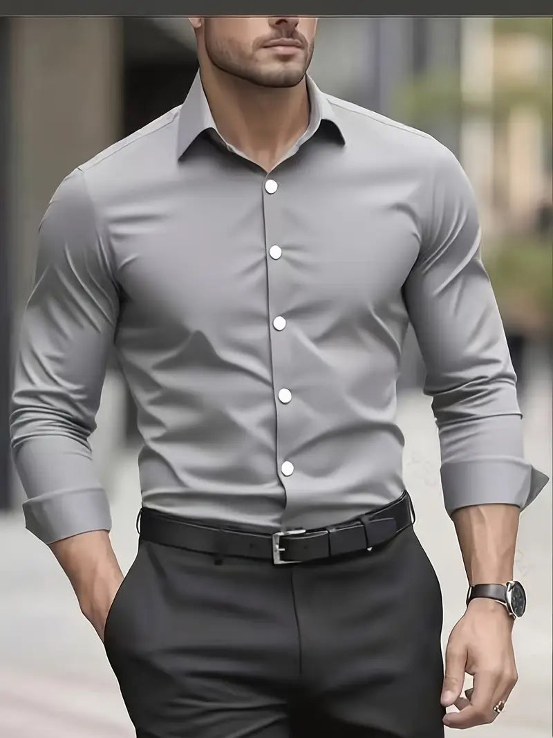 Wence – Tailored Men’s Long Sleeve Shirt