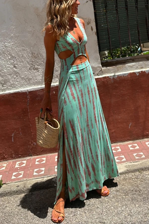 Jamie – Relaxed V-Neck Vacation Dress for Women