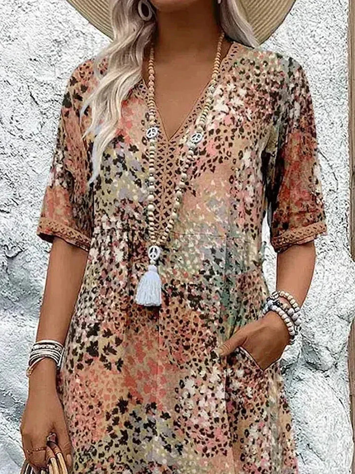 Désirée – Chic Vibrant Women’s Midi Dress