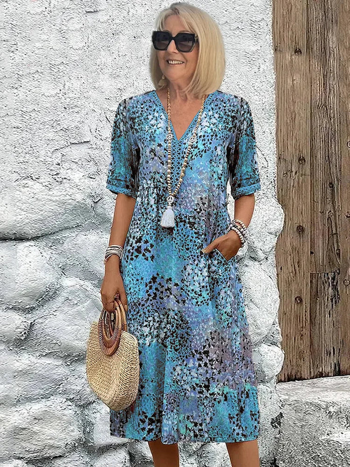 Désirée – Chic Vibrant Women’s Midi Dress