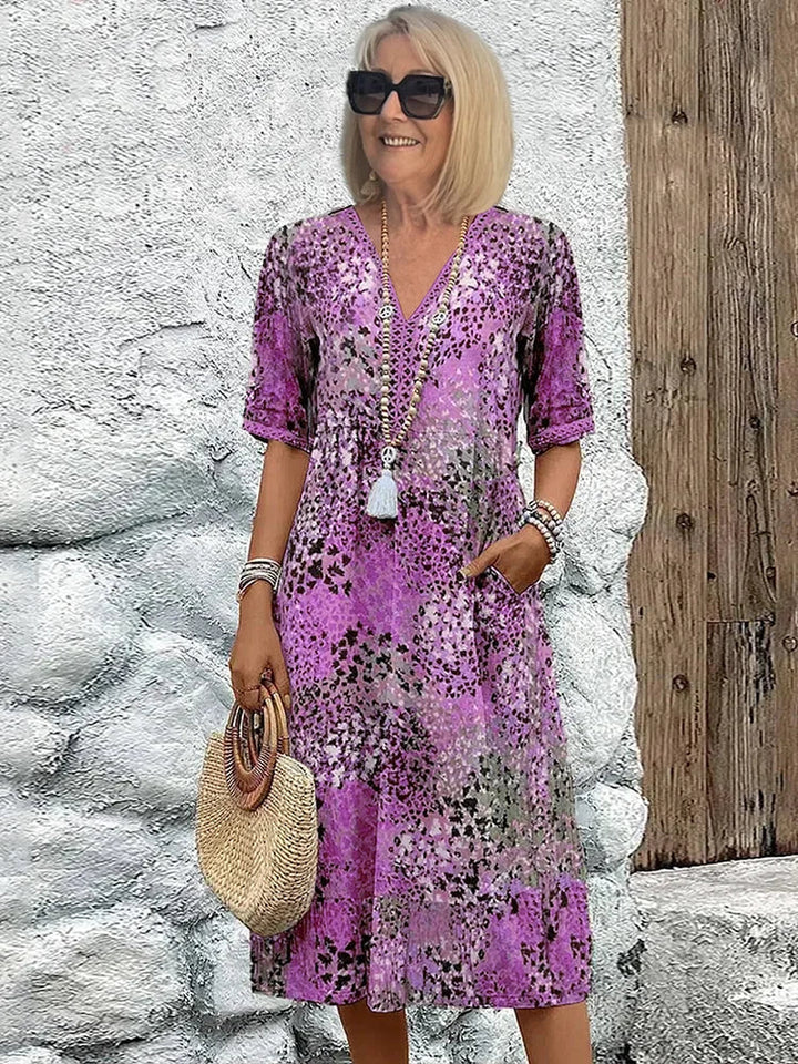 Désirée – Chic Vibrant Women’s Midi Dress