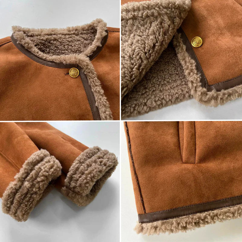 Nayla – Women’s Shearling-Lined Winter Jacket