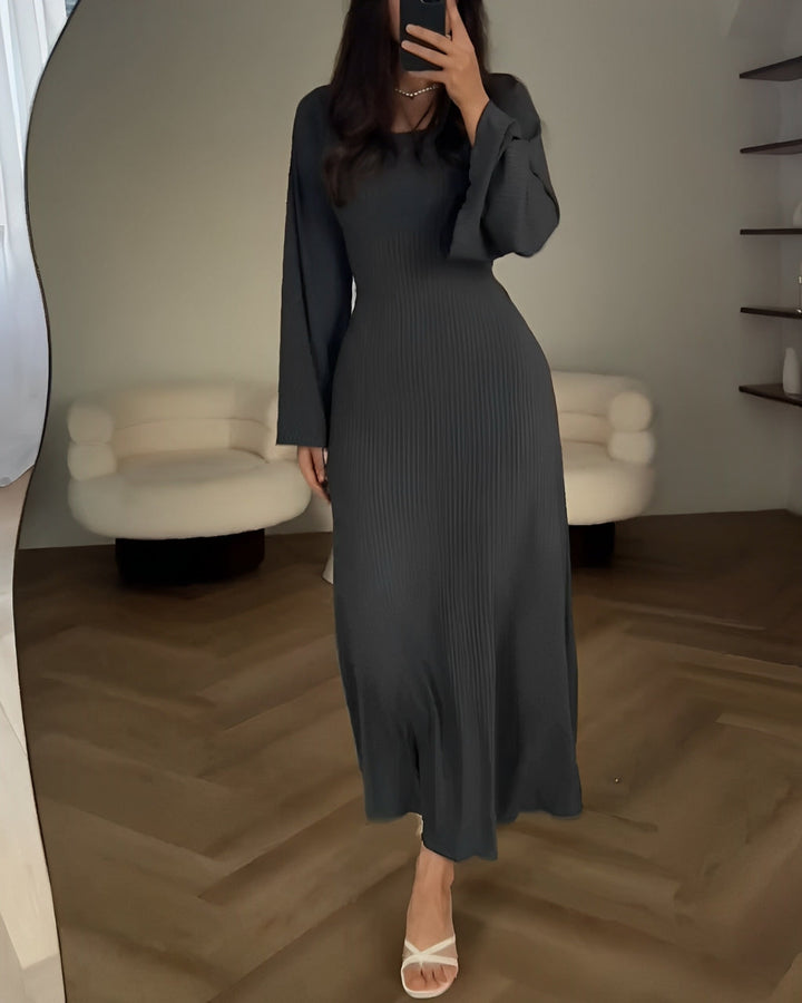 Lena – Patchwork Women’s Long Sleeve Dress