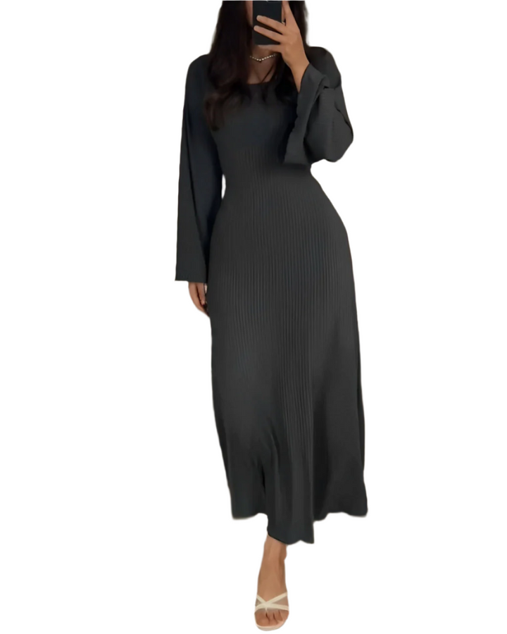 Lena – Patchwork Women’s Long Sleeve Dress