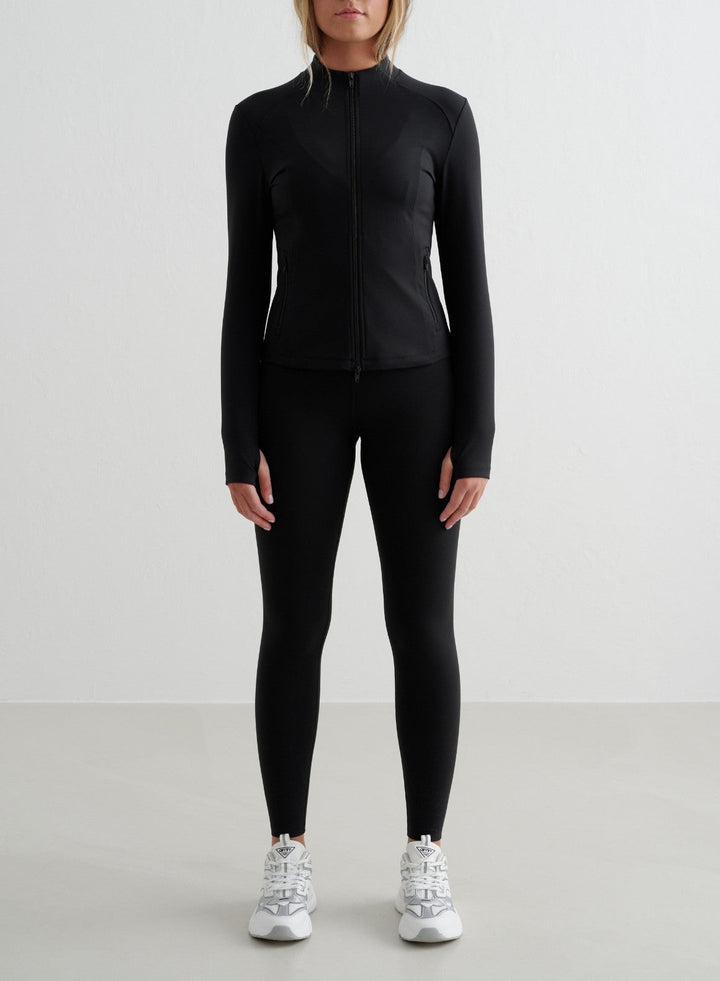 Ellie – Women’s Black Sense Zip Jacket