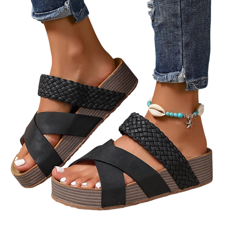 Genevieve – Women’s Leather Comfort Sandals with Support
