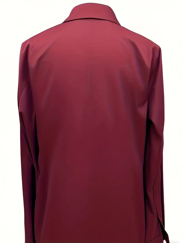 Jenel – Satin Women’s V-Neck Blouse