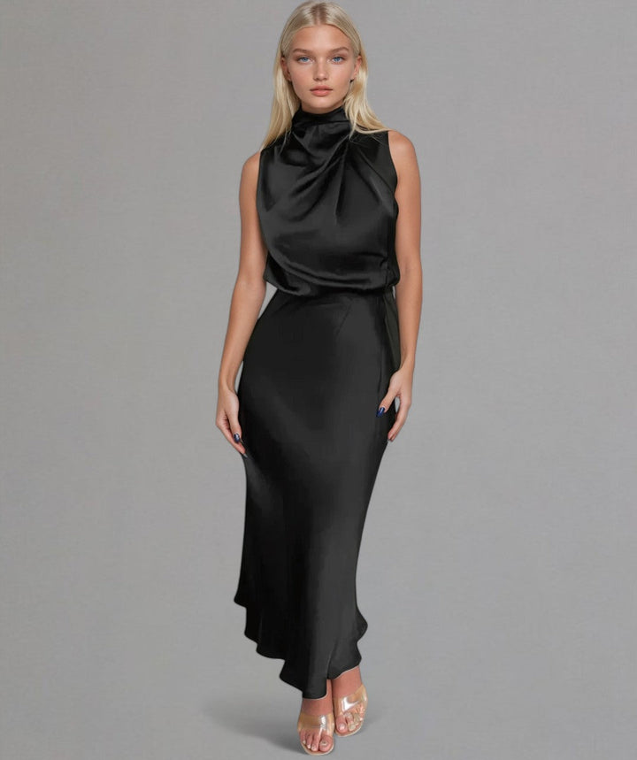 Aaliyah – Women’s Halter Neck Dress