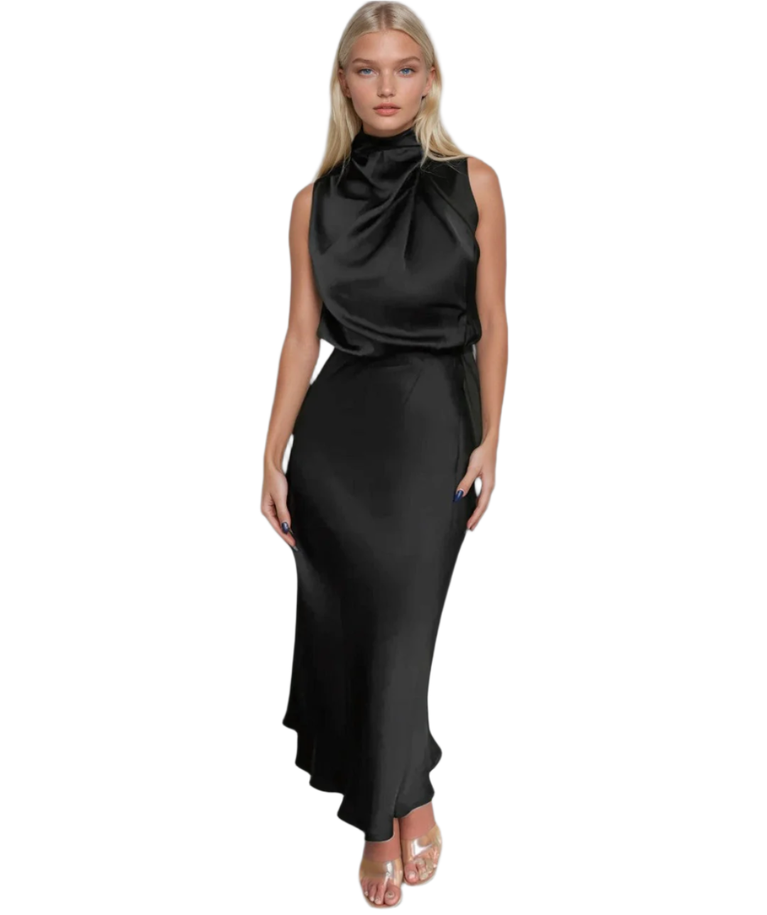 Aaliyah – Women’s Halter Neck Dress
