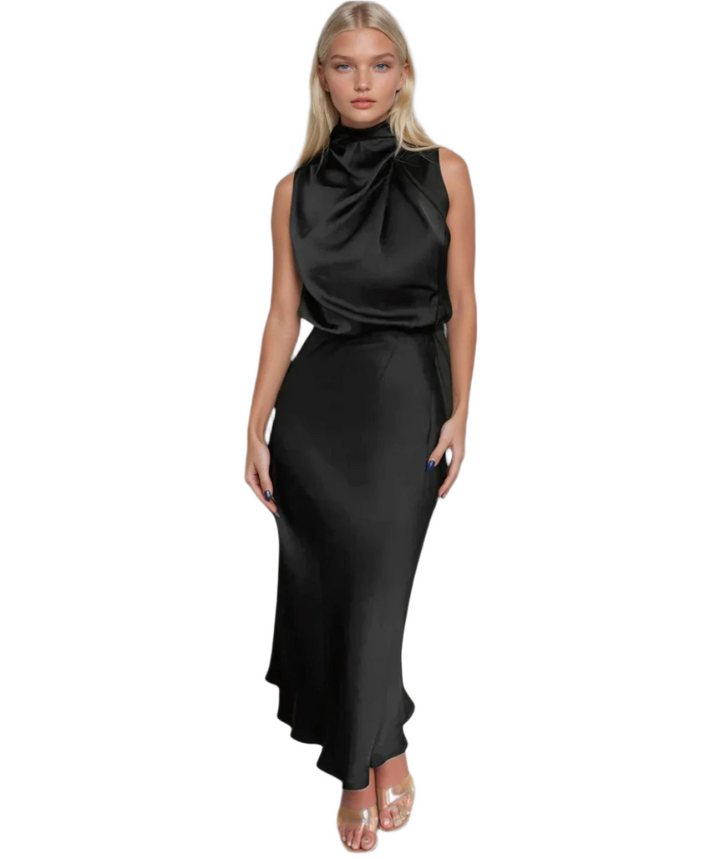 Aaliyah – Women’s Halter Neck Dress