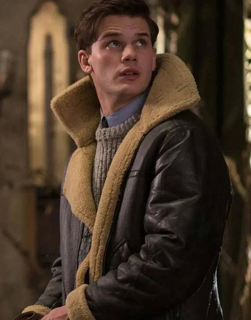 Noriel – Shearling-Lined Men’s Leather Jacket