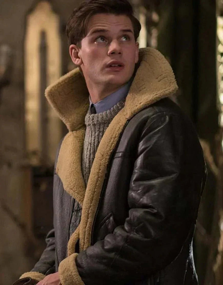 Noriel – Shearling-Lined Men’s Leather Jacket