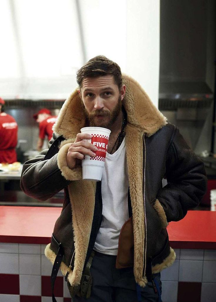 Noriel – Shearling-Lined Men’s Leather Jacket
