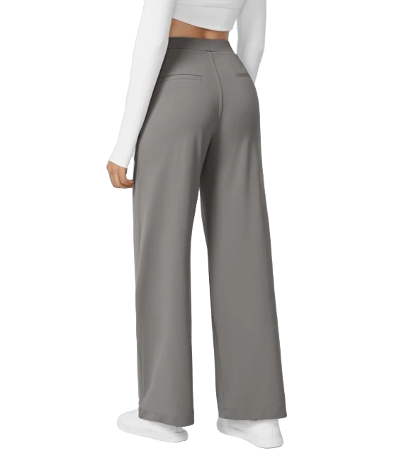 Ellie – High-Waist Women’s Tailored Trousers with Zip Pockets