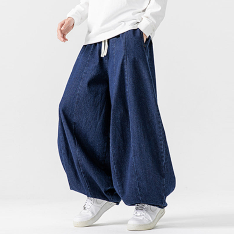 Luca – Retro-Fit Men’s Wide-Leg Denim Pants