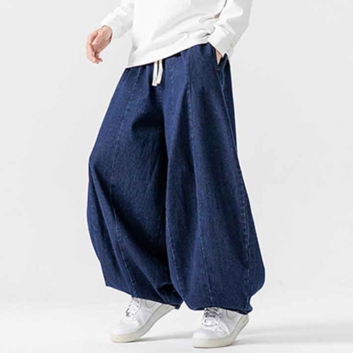 Luca – Retro-Fit Men’s Wide-Leg Denim Pants