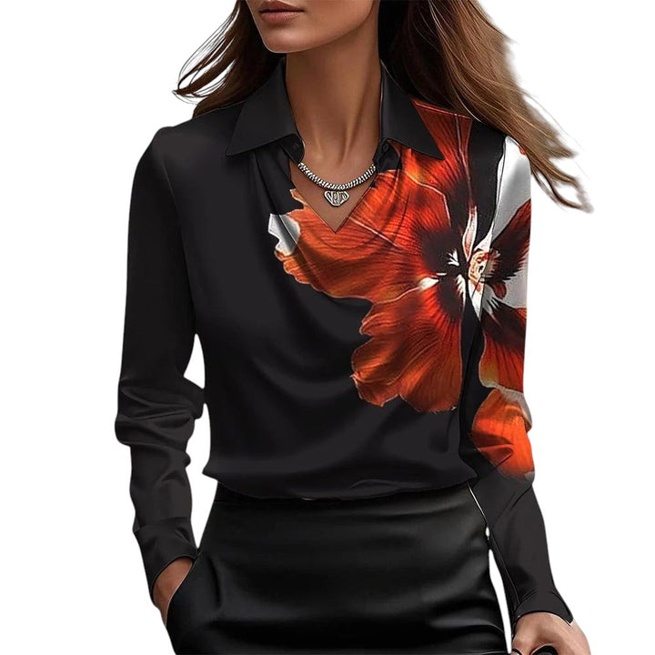 Kyoka – Soft-Shine Women’s Pleated Blouse