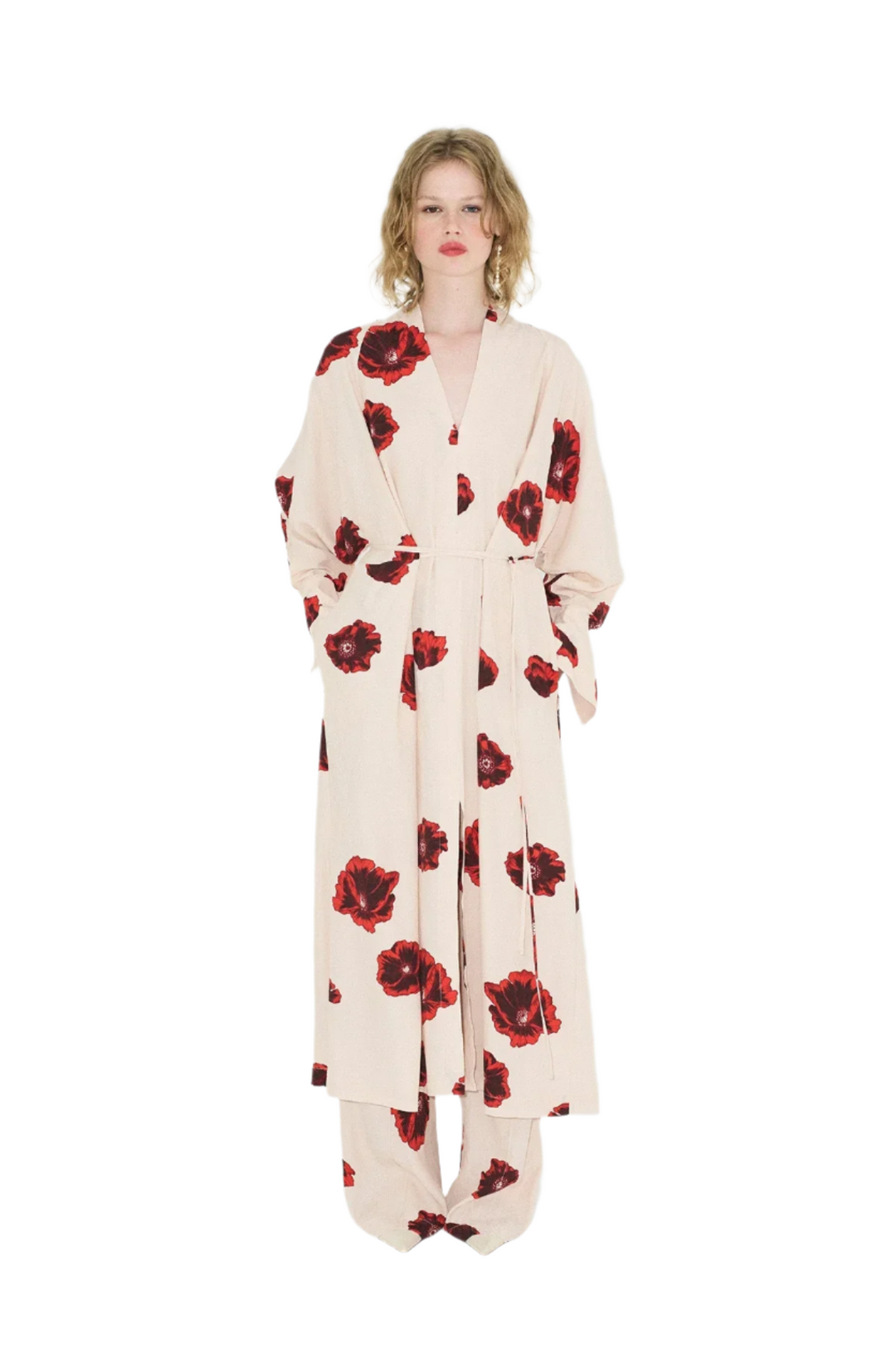 Clara – Women’s Kimono-Inspired Floral Dress