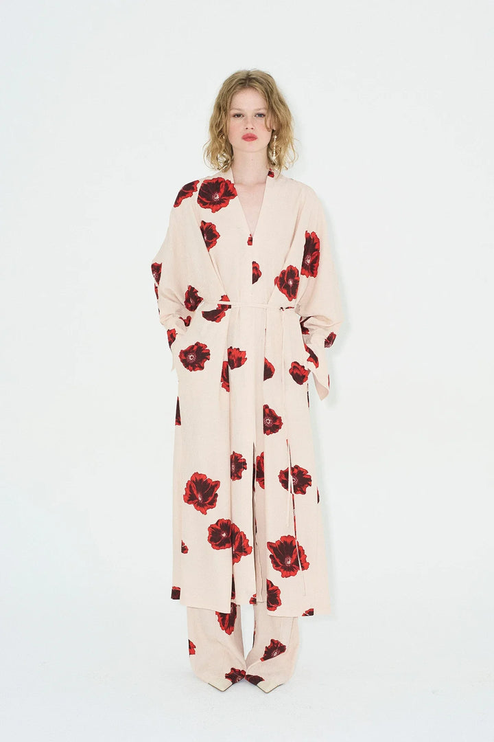 Clara – Women’s Kimono-Inspired Floral Dress