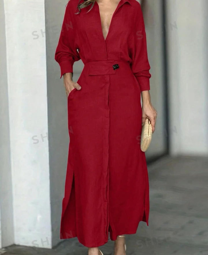 Sydney – Flowy Fit Women’s Casual Belted Dress