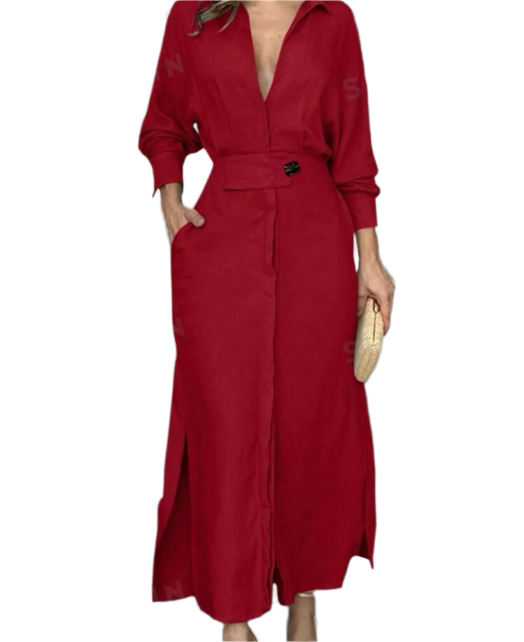 Sydney – Flowy Fit Women’s Casual Belted Dress