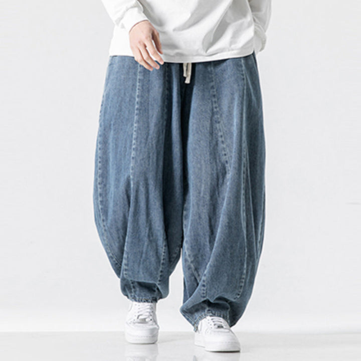 Luca – Retro-Fit Men’s Wide-Leg Denim Pants