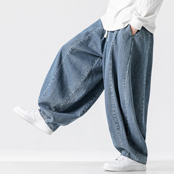 Luca – Retro-Fit Men’s Wide-Leg Denim Pants