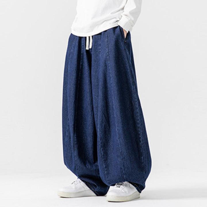Luca – Retro-Fit Men’s Wide-Leg Denim Pants