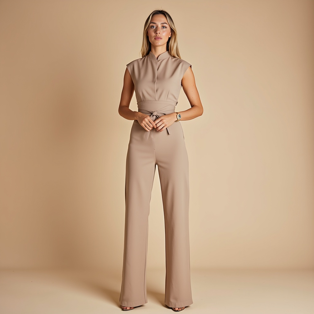 Kiesha – Sleeveless Women’s Occasion Jumpsuit