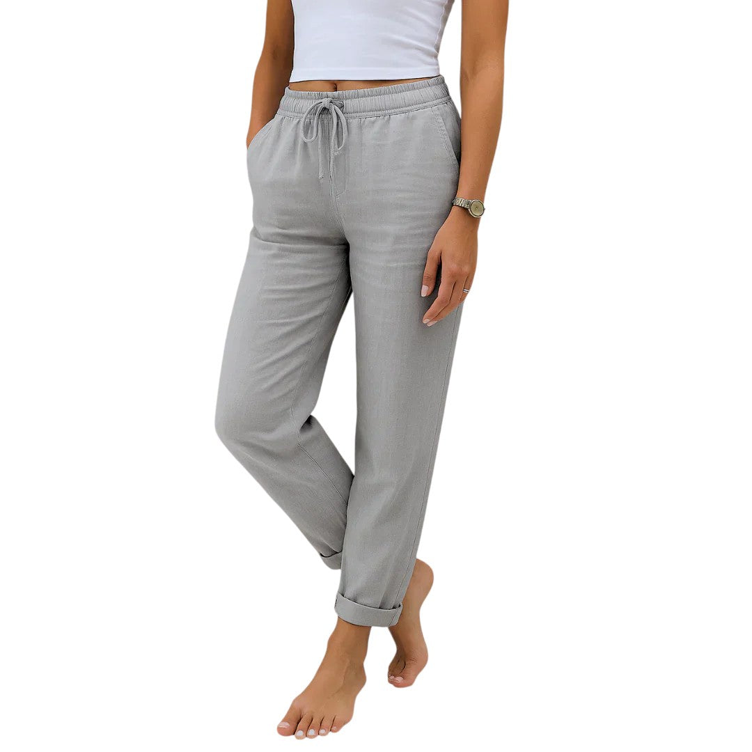 Liza – Breathable Women’s Linen Stretch Trousers