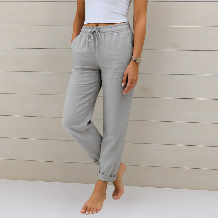 Liza – Breathable Women’s Linen Stretch Trousers