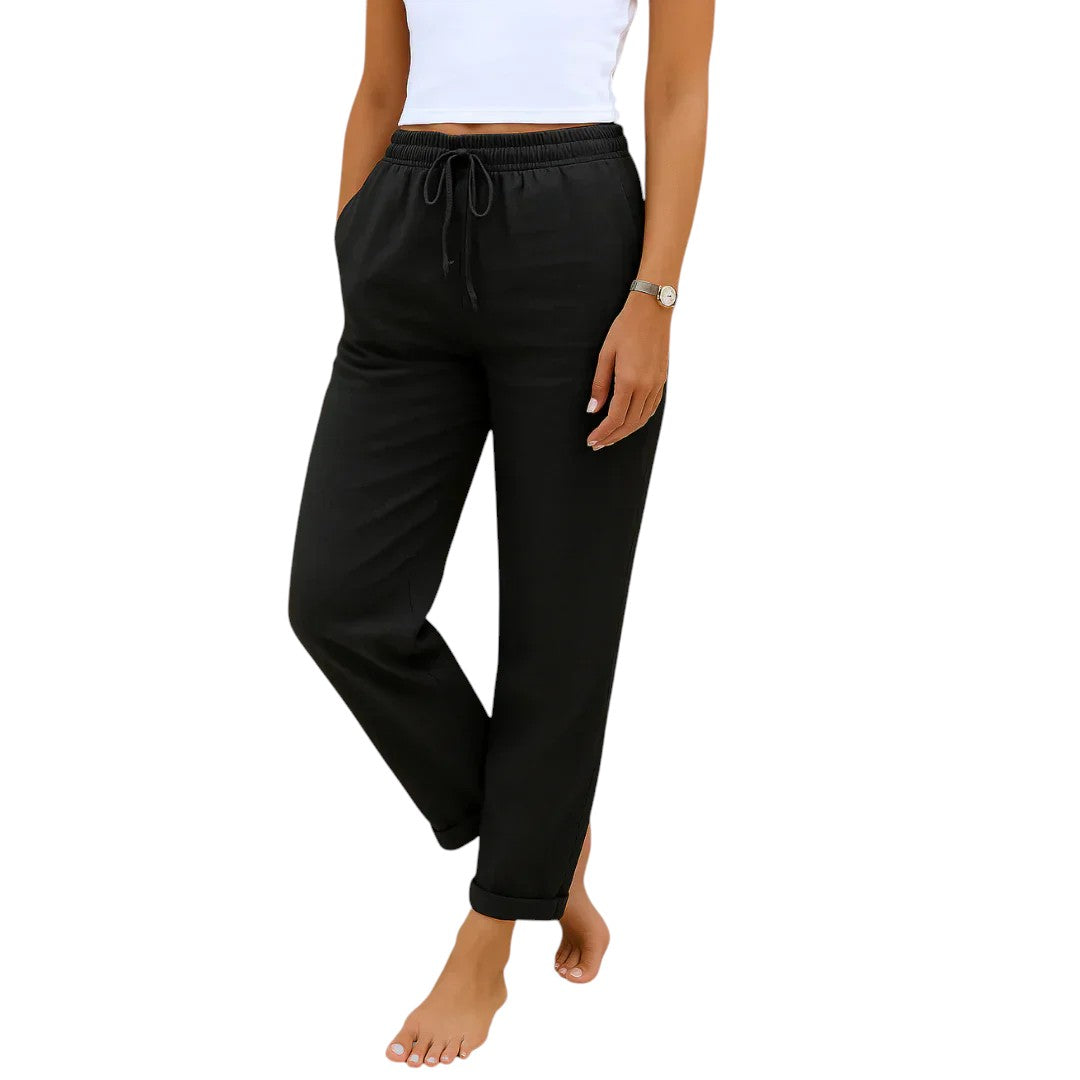 Liza – Breathable Women’s Linen Stretch Trousers