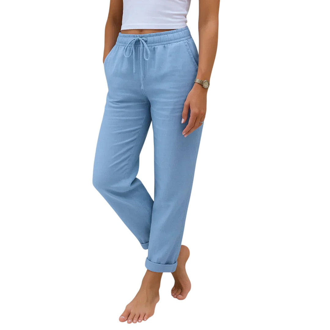 Liza – Breathable Women’s Linen Stretch Trousers