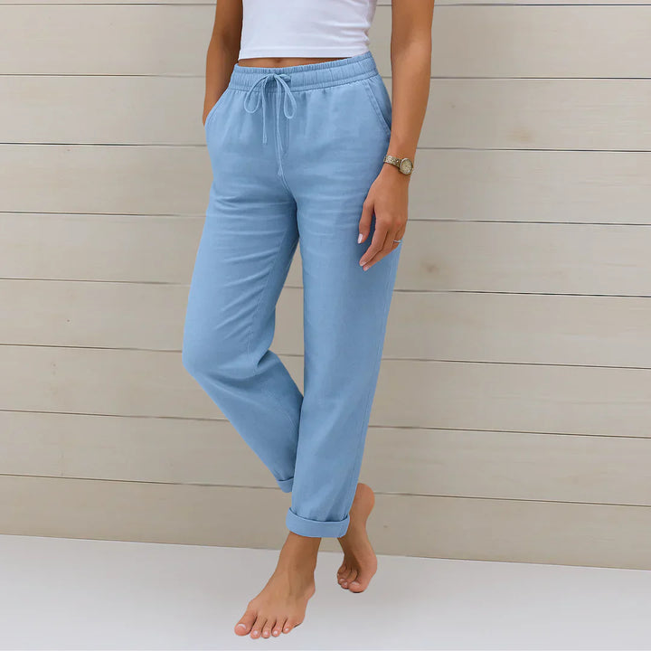 Liza – Breathable Women’s Linen Stretch Trousers