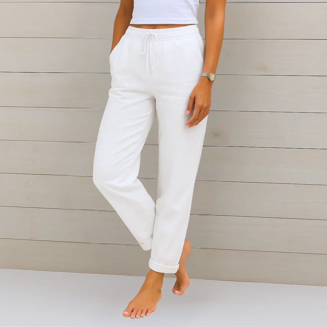 Liza – Breathable Women’s Linen Stretch Trousers
