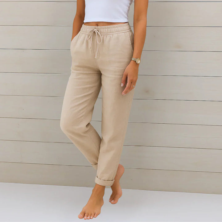 Liza – Breathable Women’s Linen Stretch Trousers