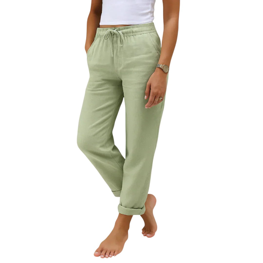 Liza – Breathable Women’s Linen Stretch Trousers