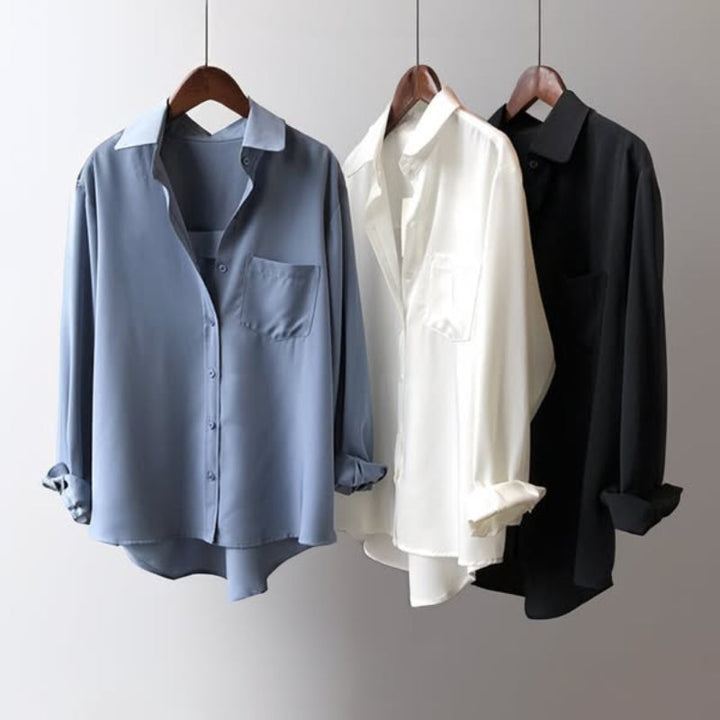 Sheila – Chiffon Long Sleeve Women’s Blouse