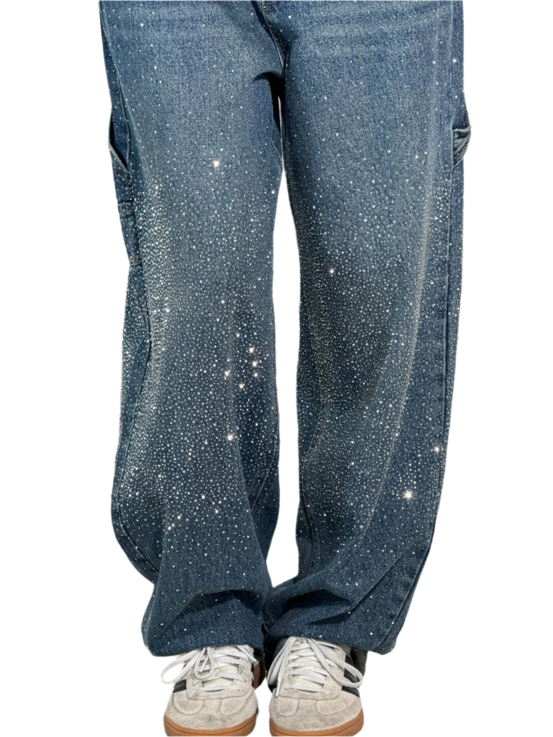 Madison – Baggy-Fit Women’s Glitter Washed Jeans