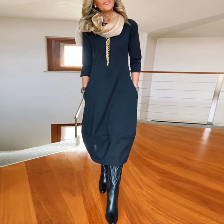 Julia – Elegant Long-Sleeve Women’s Dress