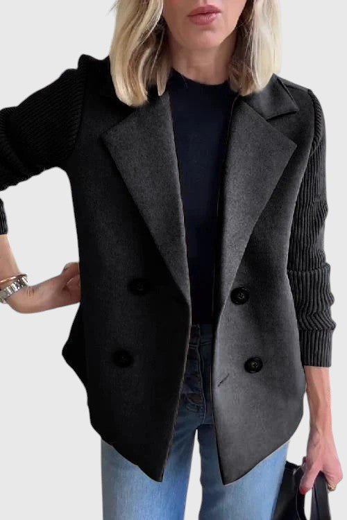 Donalyn – Ribbed Knit Women’s Casual Blazer